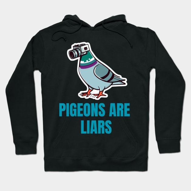 pigeons are liars Hoodie by TranquilTrinkets